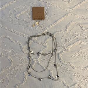 Brandy Melville Silver Multi-Layer Butterfly set
